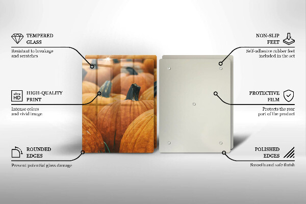 Osłona ściany przy kuchence gazowej Dynie