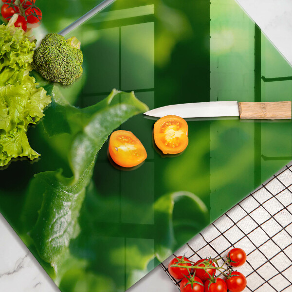 Osłona ściany przy kuchence gazowej Liście sałaty