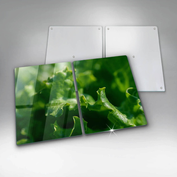 Osłona ściany przy kuchence gazowej Liście sałaty