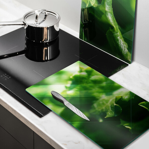 Osłona ściany przy kuchence gazowej Liście sałaty