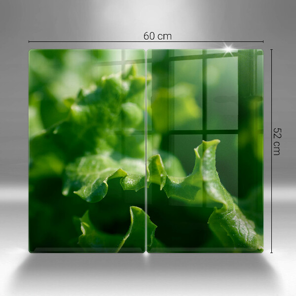 Osłona ściany przy kuchence gazowej Liście sałaty