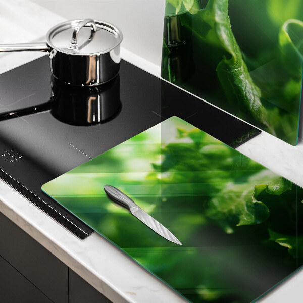 Osłona ściany przy kuchence gazowej Liście sałaty
