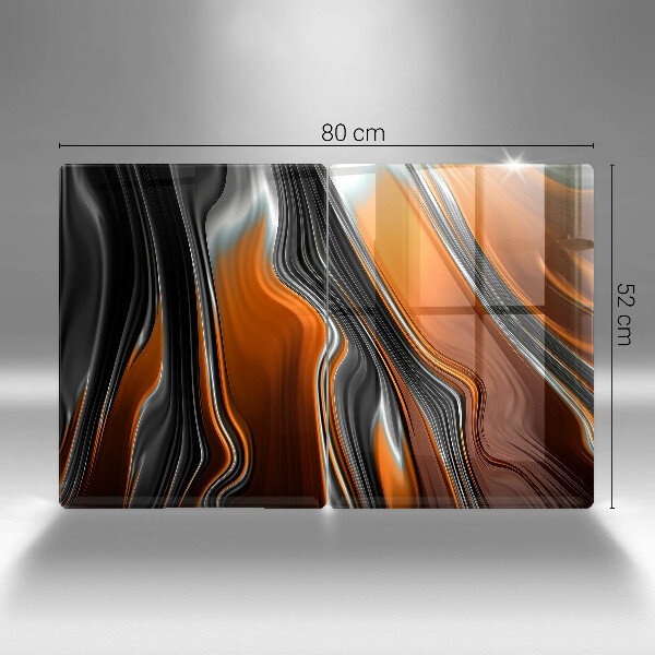 Osłona płyty indukcyjnej Wzór Abstrakcyjny