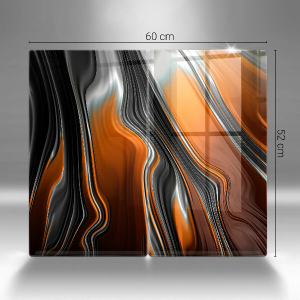 Osłona płyty indukcyjnej Wzór Abstrakcyjny