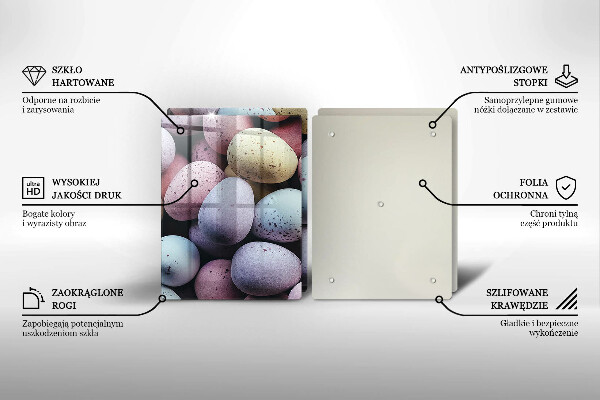 Osłona płyty indukcyjnej Wielkanocne jajka