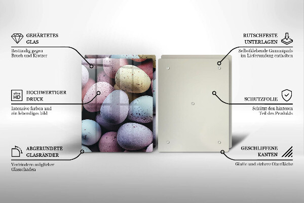 Osłona płyty indukcyjnej Wielkanocne jajka