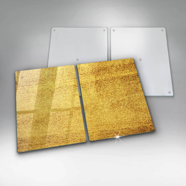 Osłona płyty indukcyjnej Żółta abstrakcja