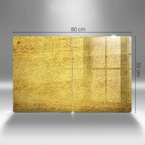 Osłona płyty indukcyjnej Żółta abstrakcja