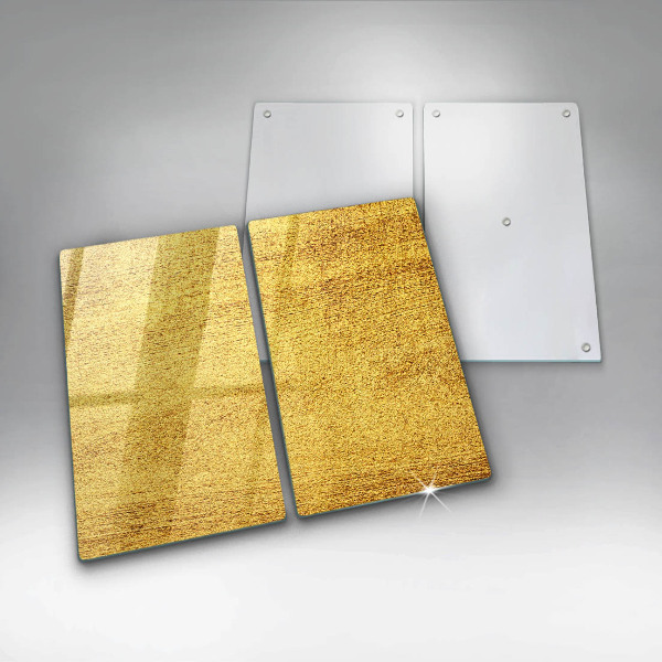 Osłona płyty indukcyjnej Żółta abstrakcja