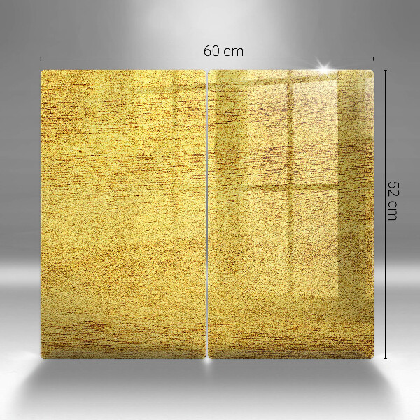 Osłona płyty indukcyjnej Żółta abstrakcja