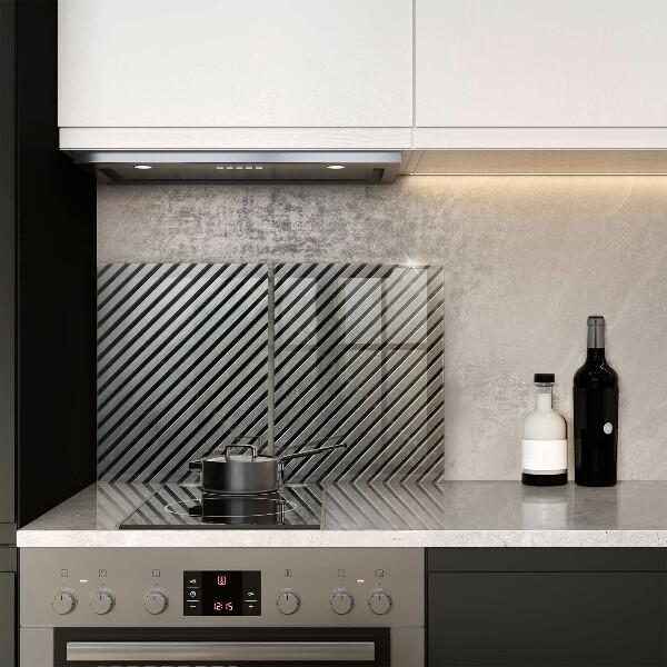 Osłona płyty indukcyjnej Metalowe linie