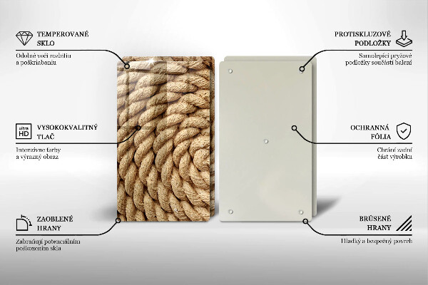 Osłona płyty indukcyjnej Zwinięta lina