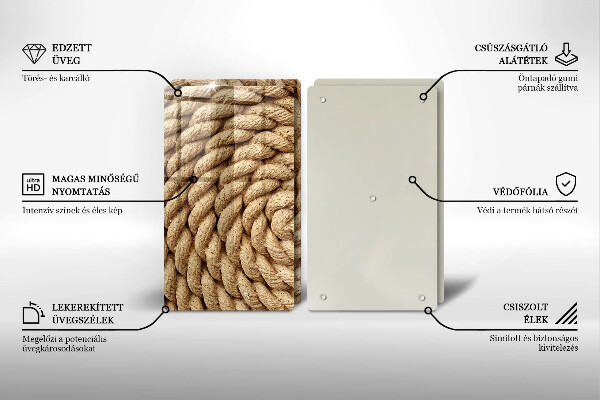 Osłona płyty indukcyjnej Zwinięta lina