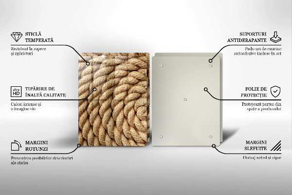 Osłona płyty indukcyjnej Zwinięta lina