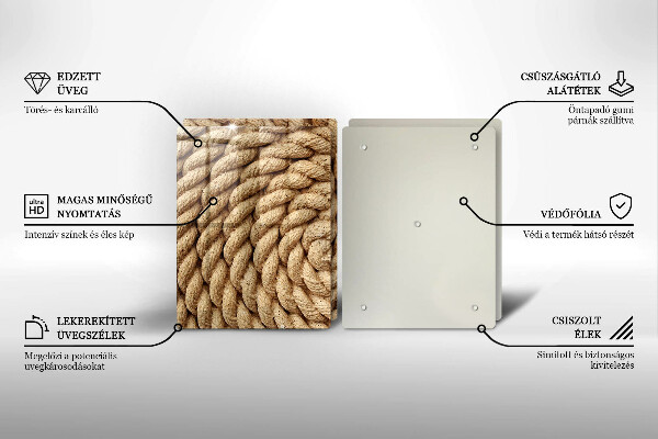 Osłona płyty indukcyjnej Zwinięta lina