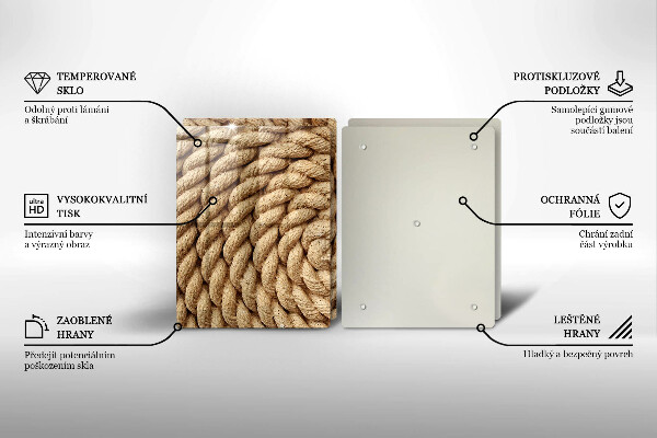 Osłona płyty indukcyjnej Zwinięta lina