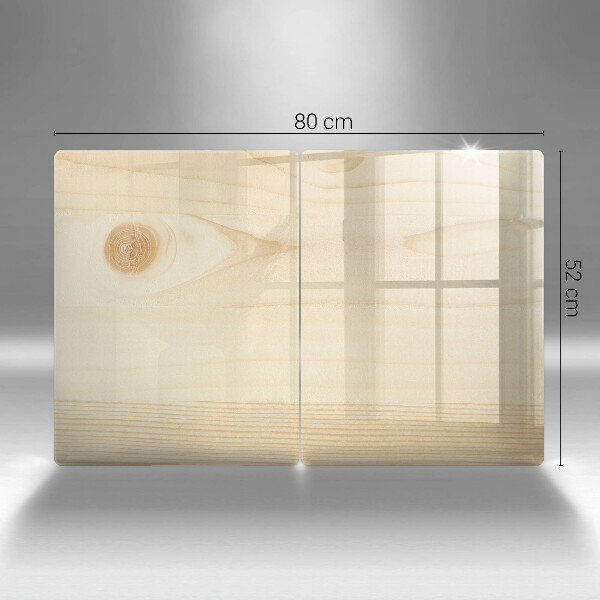 Osłona płyty indukcyjnej Drewniana deska