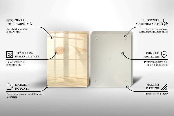 Osłona płyty indukcyjnej Drewniana deska