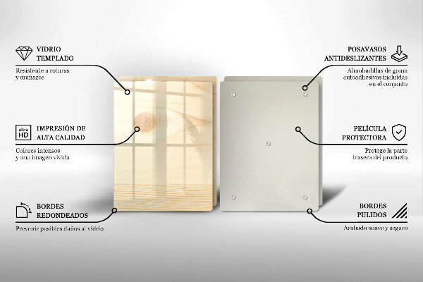 Osłona płyty indukcyjnej Drewniana deska