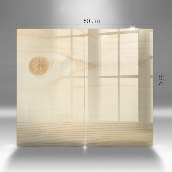 Osłona płyty indukcyjnej Drewniana deska