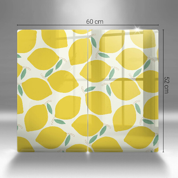 Osłona płyty indukcyjnej Rysunkowe cytryny