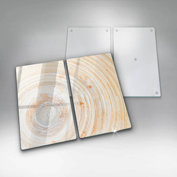 Osłona płyty indukcyjnej Tekstura drewna