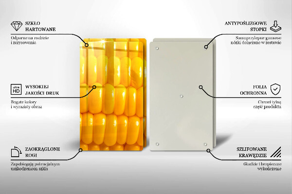 Osłona płyty indukcyjnej Ziarenka kukurydzy