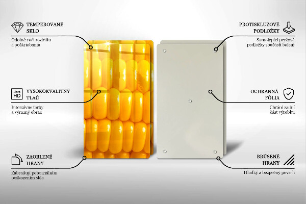 Osłona płyty indukcyjnej Ziarenka kukurydzy