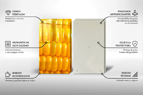 Osłona płyty indukcyjnej Ziarenka kukurydzy