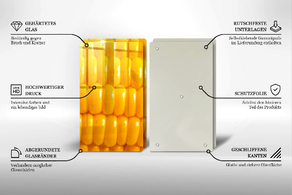 Osłona płyty indukcyjnej Ziarenka kukurydzy