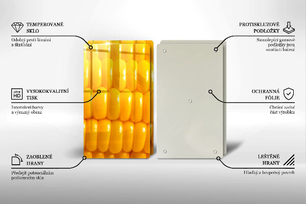 Osłona płyty indukcyjnej Ziarenka kukurydzy