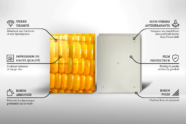 Osłona płyty indukcyjnej Ziarenka kukurydzy