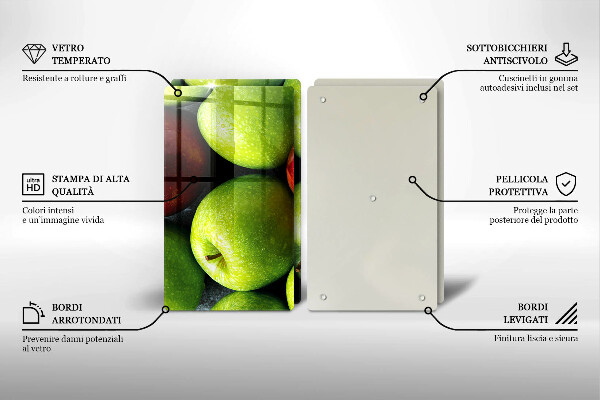 Osłona płyty indukcyjnej Soczyste jabłka