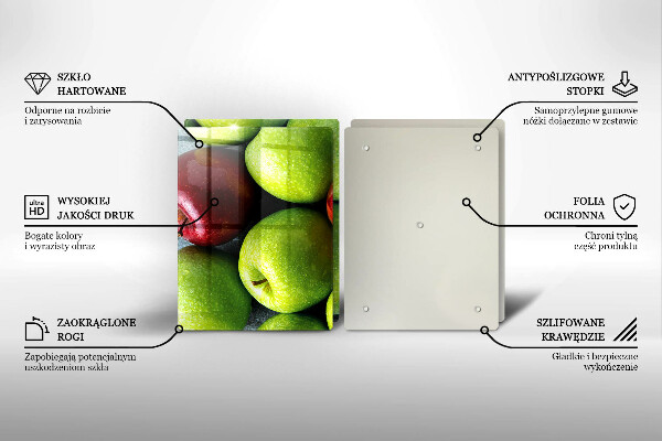 Osłona płyty indukcyjnej Soczyste jabłka