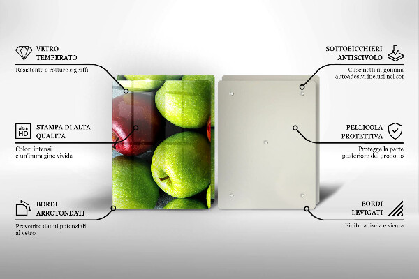 Osłona płyty indukcyjnej Soczyste jabłka