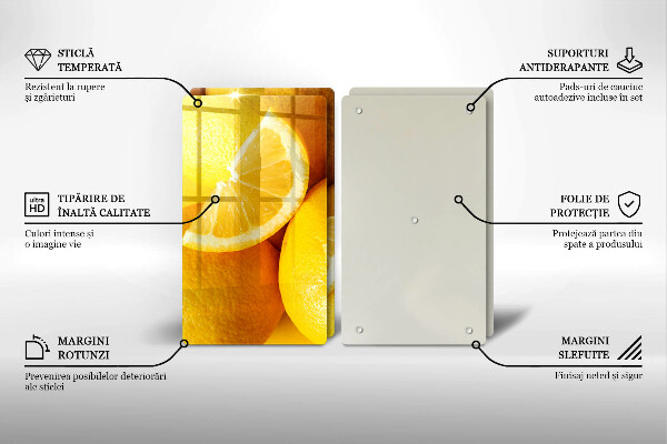 Osłona płyty indukcyjnej Soczyste cytryny