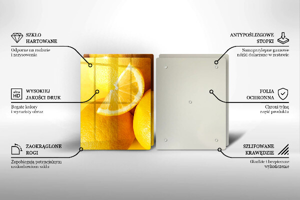Osłona płyty indukcyjnej Soczyste cytryny