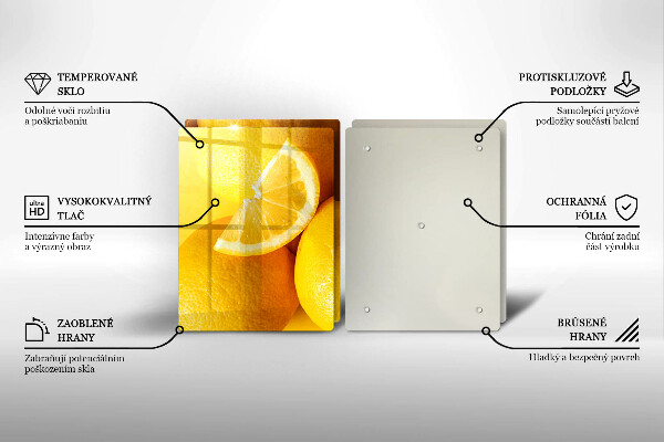 Osłona płyty indukcyjnej Soczyste cytryny