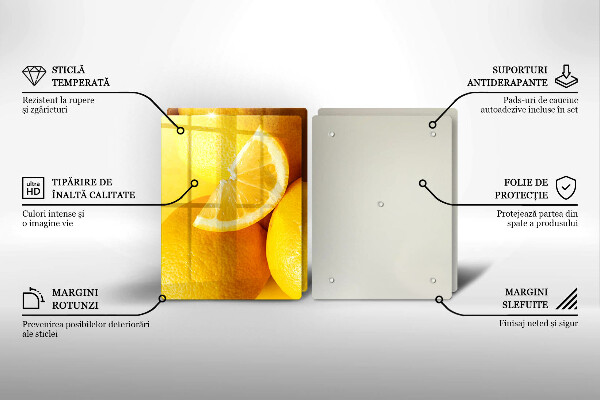 Osłona płyty indukcyjnej Soczyste cytryny
