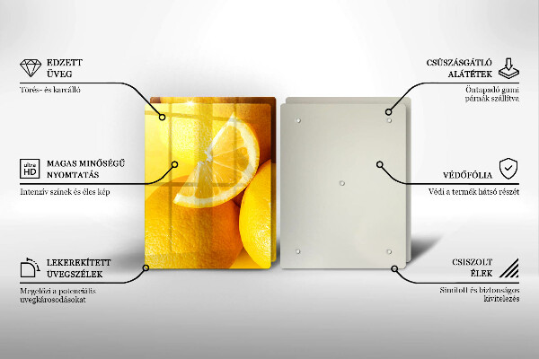 Osłona płyty indukcyjnej Soczyste cytryny