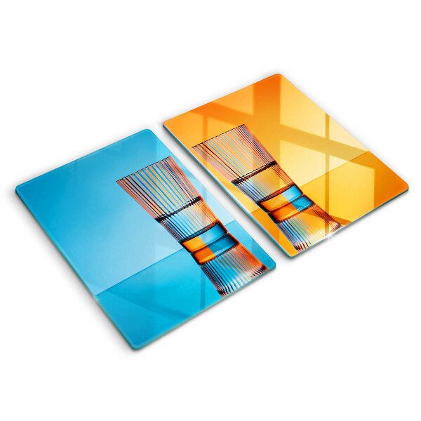 Osłona płyty indukcyjnej Dwie szklanki wody