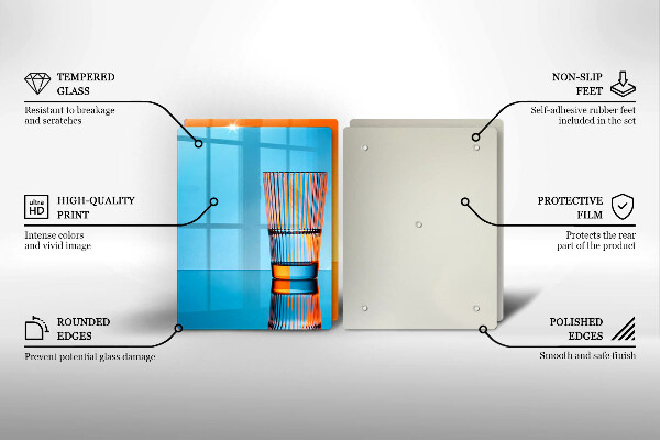 Osłona płyty indukcyjnej Dwie szklanki wody