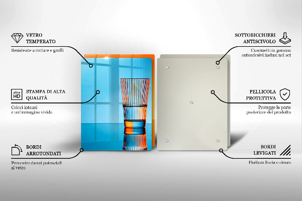 Osłona płyty indukcyjnej Dwie szklanki wody