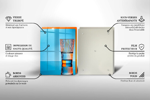 Osłona płyty indukcyjnej Dwie szklanki wody
