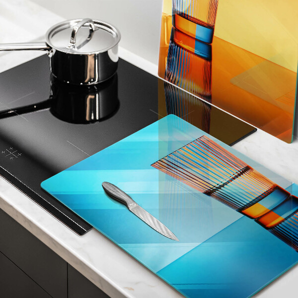 Osłona płyty indukcyjnej Dwie szklanki wody