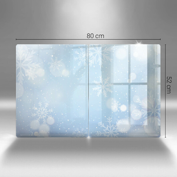 Osłona płyty indukcyjnej Zimowa tekstura