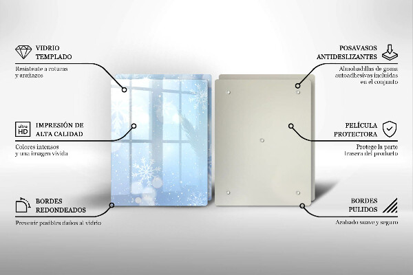 Osłona płyty indukcyjnej Zimowa tekstura