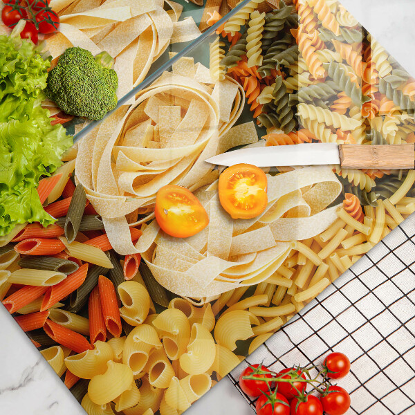 Osłona płyty indukcyjnej Różne rodzaje makaronów