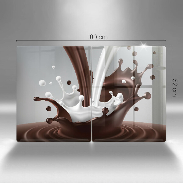 Osłona płyty indukcyjnej Mleko i czekolada