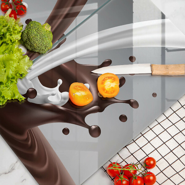 Osłona płyty indukcyjnej Mleko i czekolada